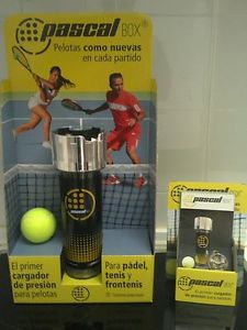 PASCAL BOX PRESURIZADOR BOLAS PADEL-TENIS-FRONTENIS NOVEDAD 2016!!