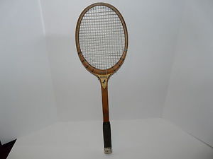 Wilson Mustang Strata-Bow Tennis Racket Racquet Vintage Wood