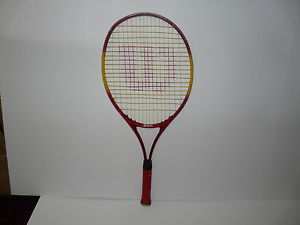 Wilson Red / Yellow Tennis Racket Racquet