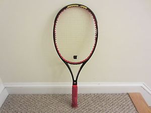 Wilson Hyper Carbon Pro Staff ROK Midsize 93 Tennis Racket Grip 4 1/2 With Cover