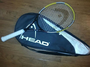 Head Liquid Metal 2.5 Oversize Tennis Racquet Racket 4 3/8'' + Case + Wrap