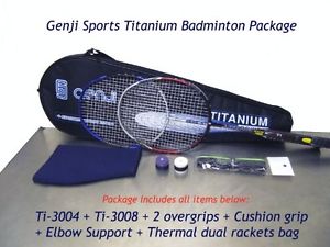 Genji Sports Tournament Player Badminton Racket Package