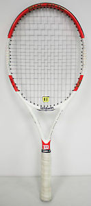 Used Wilsn Six One 95 16x18 BLX 4 & 3/8 Adult Pre-Strung Tennis Racquet