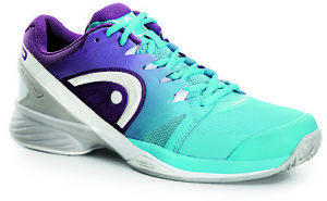 Head Nitro Pro Women's Tennis Shoes Sneakers - Aqua/Violet - Reg $140