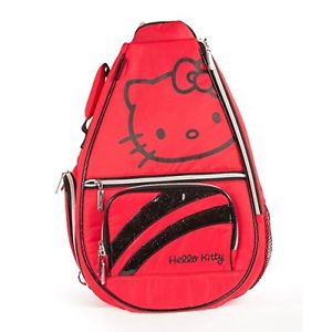 Hello Kitty Sports Premier Collection Tennis Backpack, Red