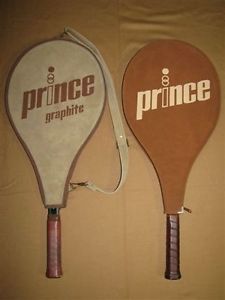 Pair Vintage Prince Tennis Racquets Original 