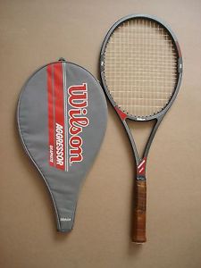 Wilson Graphite Aggressor Midsize 85 sq inches Tennis Racket with Cover