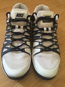 Nike Men Zoom Vapor 9 Tour Tennis Shoes Size 8.5 Navy Blue/white