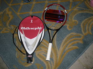 SLAZENGER PHILOSOPHY 250 WOMEN'S TENNIS RACKET 4 1/4 OVERSIZED BREAST CANCER NEW
