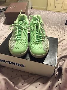 MINT GREEN Woman's K-Swiss Big Shot II Tennis Shoes