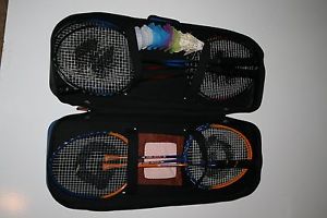 US Sell HUGE Badminton LOT 7 Racket Sportscraft Raquet shuttlecock Carrying Case
