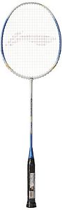 Li Ning SS 98 III Blue/Yellow Badminton Racquet with Yellow T-Shirt, Small