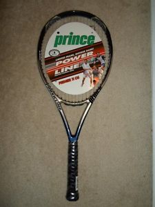 PRINCE POWER LINE PREMIER Ti OS GRAPHITE TENNIS RACQUET STRUNG NO COVER 4 1/4