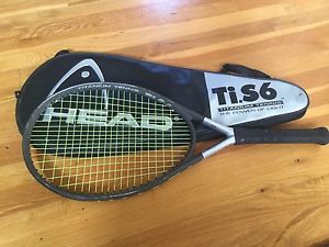 HEAD TI.S6 TITANIUM TENNIS RACKET 16M XLong POWER LIGHT S6 With Case