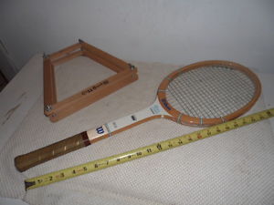 Wilson Chris Evert Tournament wood racquet 4-1/4 grip made in Belgium never used