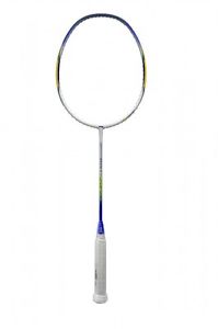 Li-Ning 620 Windstorm Carbon Fiber Badminton Racquet, Size S2 (White/Yellow)