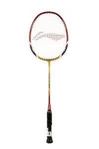 Li-ning Smash XP 90 II Strung Badminton Racquet (Golden/Red)