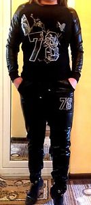 New Philipp Plein Tracksuit Women's Sweat Fashion Panth Size:M Womens Clothing