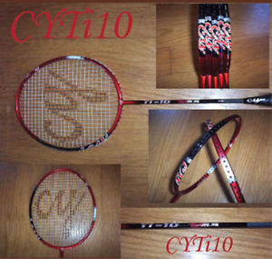 One New CY Ti-10 Badminton Racquet Dragon Bone Muscle Power