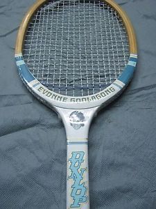VINTAGE DUNLOP EVONNE GOOLAGONG TENNIS RACKET EUC-SHOW QUALITY-FREE SHIPPING!