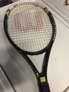 Euc- Wilson Hyper Hammer 5.3 Carbon Fiber Tennis Racquet 110 sq in 4 1/2