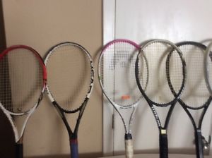 Lot Of 7  Tennis Racquets/Rackets Head, Wilson