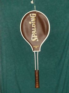 VINTAGE TENNIS RACKET SPALDING ALUMINUM SMASHER 3 with COVER