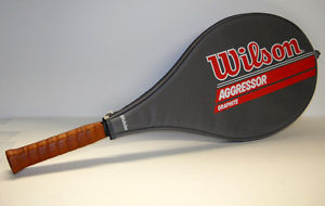 Wilson Graphite Aggressor Midsize Tennis Racquet in Very Good Playing Condition
