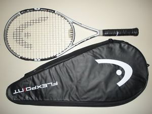 HEAD FXP FLEXPOINT 6 OS 112 TENNIS RACQUET 4 1/2 (NEW STRINGS)