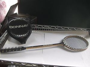Vintage Donnay Gordon Anderson Graphite Pro Wood Wooden Squash Racquet