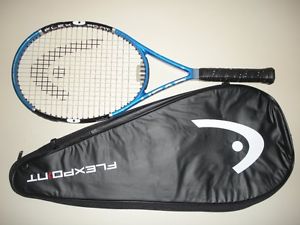 HEAD FXP FLEXPOINT 4 OS 107 TENNIS RACQUET 4 1/2 (NEW STRINGS)