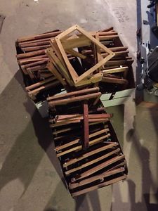 Lot Of 20 + Tennis Racket PRESSES And Parts Walls Art