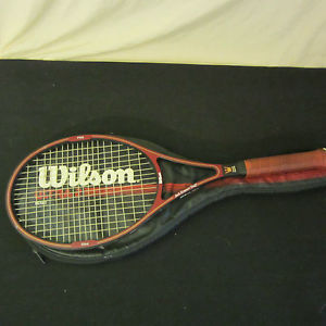WILSON JACK KRAMER STAFF 110 TENNIS RACQUET 4 1/2 GRAPHITE COMPOSITE W/ CASE