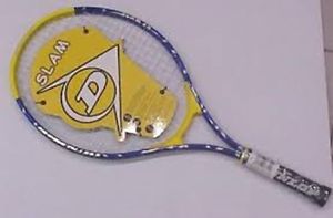 BRAND NEW 5 DUNLOP SLAM 25 JUNIOR TENNIS RACQUETS WITH PLASTIC AND COVER