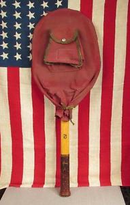 Vintage Rawlings Wood Tennis Racquet Titlist Fibre Fused Model w/ Cover 1950s