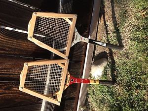 Vintage Wilson Wooden Tennis Rackets Jack Kramer Flight & Stan Smith Capri