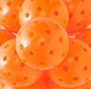 Pickleballs - 1 Dozen Orange Dura Pickleballs.