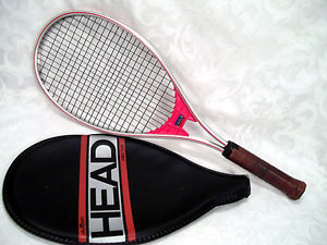 Vtg 1980s HEAD DIRECTOR Aluminum Tennis Racket w/ Original Cover