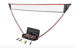 Zume Portable Badminton Set Outdoor sports racquet birdie portable tennis