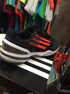 Adidas Sonic Rally Tennis Court Shoe, Black And Red, Size 12.5
