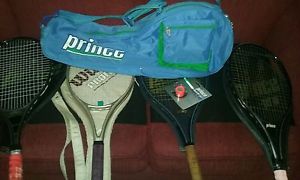 Tennis racquet set