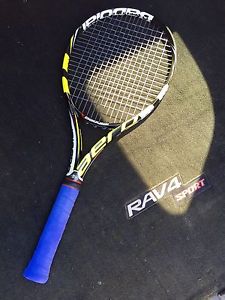 Babolat AeroPro Drive Tennis Racquet New Strings Babolat Case New Grip