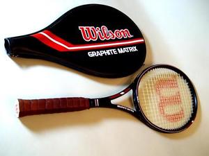 Wilson Graphite Tennis racquet,medium with case. NEW !