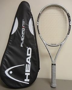 RARE! Head Flexpoint 6 Oversize Liquidmetal Tennis Racket Grip 4 3/8 EX!