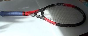 DONNAY Academy Pro Tennis Racket Oversize Grip 4 1/8 SL1 NEW OVERGRIP AND STRING