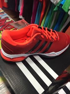 Adidas Barricade Team4 Court Shoes, Red, Size 9, 10, Or 11