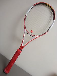 RARE! Wilson nCode nSix-One 95 ProStaff 16x18 Tennis Racket Grip 4 3/8 GD!