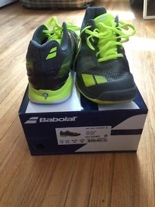 Babolat JET All Court Gray / Yellow Mens Tennis Shoes 2016 - Size 10