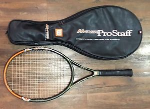 Wilson HPS Hyper Carbon ProStaff 6.5 110 OS Tennis Racket Racquet 4 1/2 $210