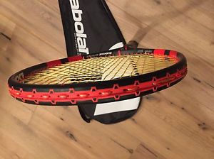 **NEW** BABOLAT PURE STRIKE TOUR RACQUET (4 3/8) FREE STRINGS